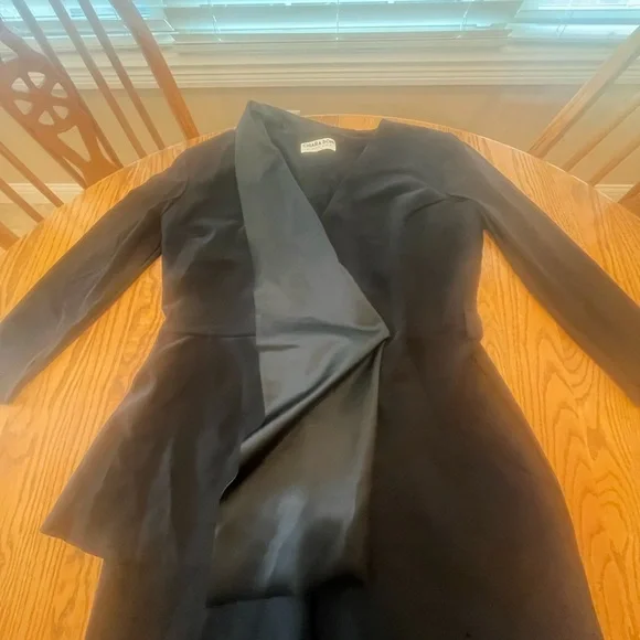 Chiara Boni La Petite Robe Kerolyn Black Flare Leg Jumpsuit‎ Size 10-12 *Msrmnts - Picture 4 of 13